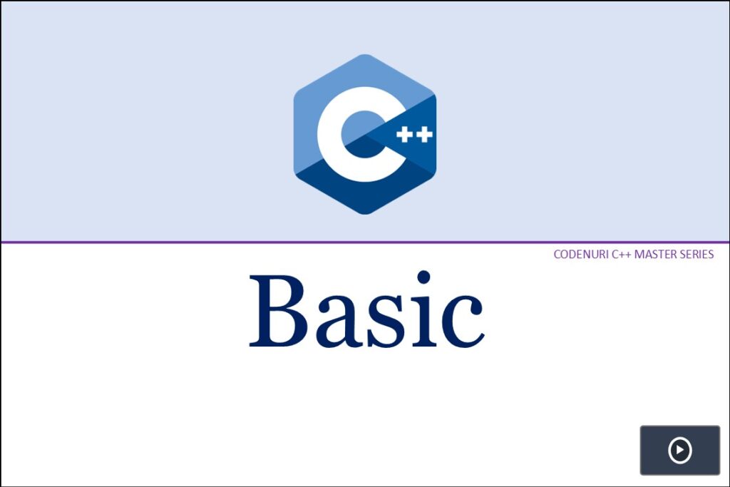 C++ Basic – ecourse