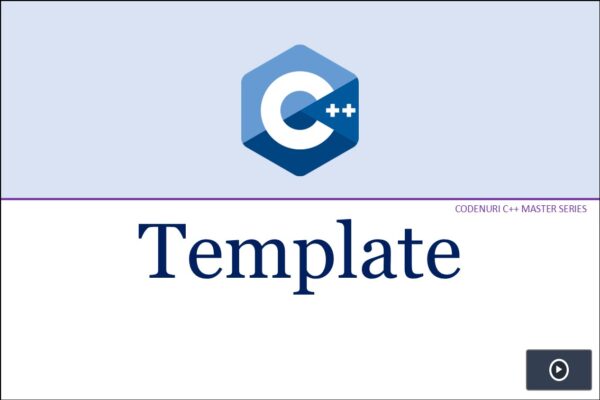 C++ Template – ecourse